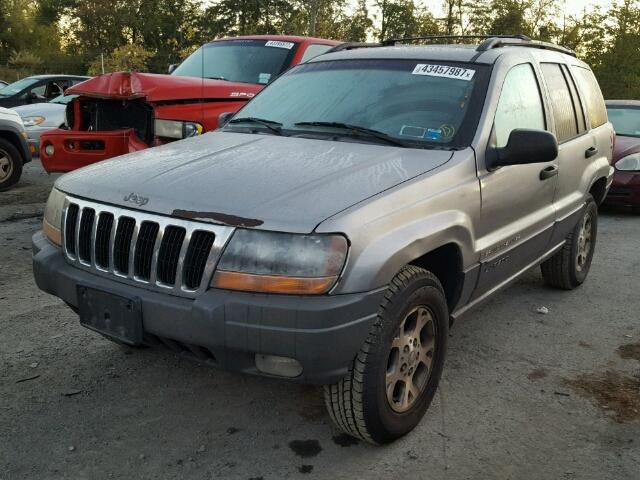 1J4GW48S6YC296365 - 2000 JEEP GRAND CHER GRAY photo 2