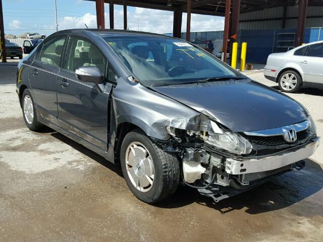 JHMFA36219S016516 - 2009 HONDA CIVIC GRAY photo 1