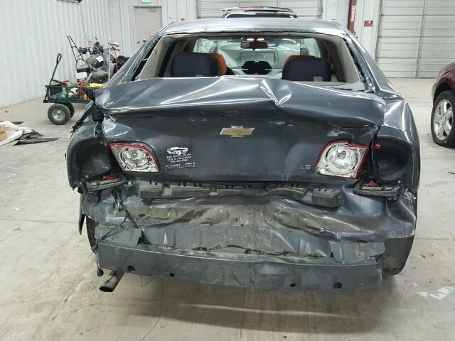 1G1ZG57B594226444 - 2009 CHEVROLET MALIBU CHARCOAL photo 9