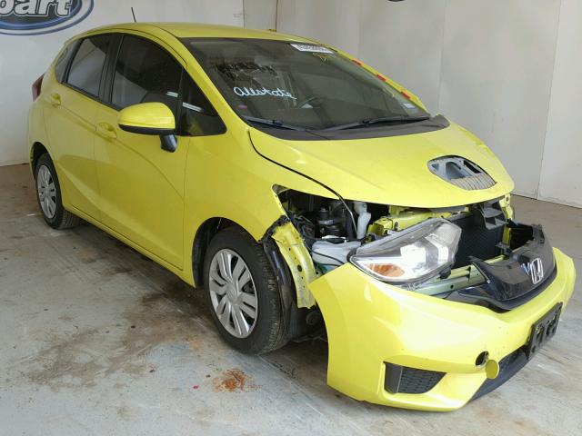 JHMGK5H52HS018679 - 2017 HONDA FIT LX YELLOW photo 1