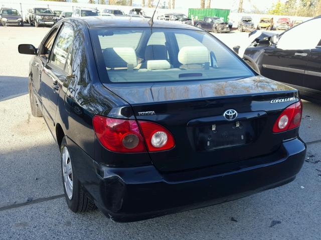 1NXBR32E77Z839313 - 2007 TOYOTA COROLLA CE BLACK photo 3