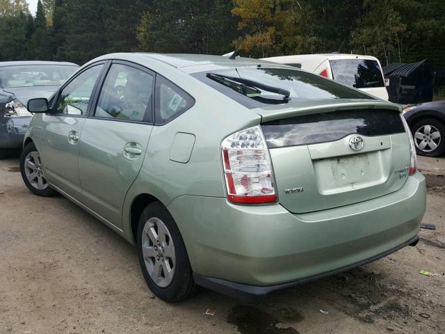 JTDKB20U883356854 - 2008 TOYOTA PRIUS GREEN photo 3