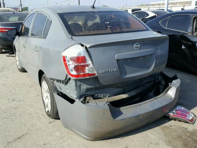 3N1AB61E58L742231 - 2008 NISSAN SENTRA 2.0 GRAY photo 3