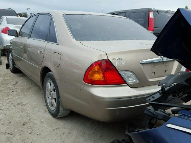 4T1BF28B71U143459 - 2001 TOYOTA AVALON XL GOLD photo 3