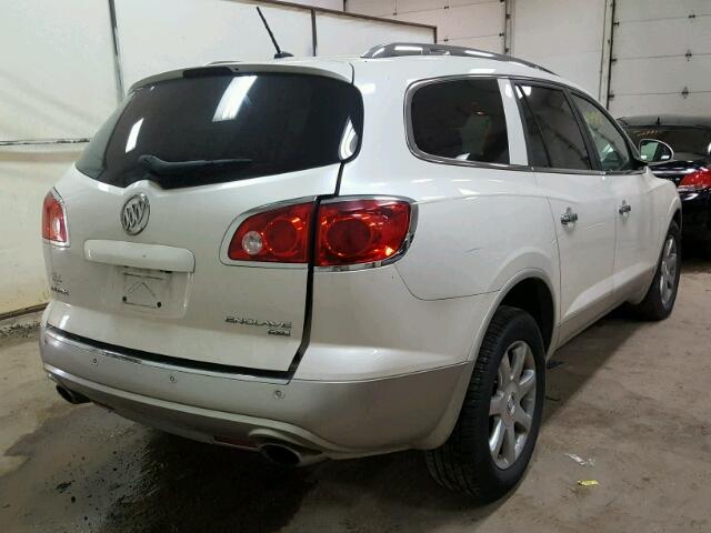 5GAEV23728J239942 - 2008 BUICK ENCLAVE CX WHITE photo 4