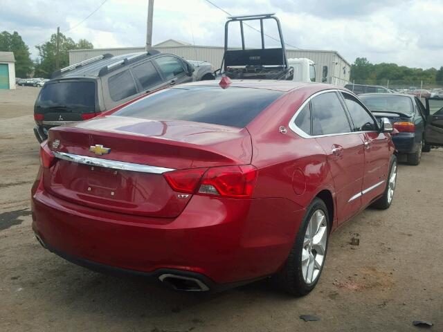 2G1155S38E9309960 - 2014 CHEVROLET IMPALA LTZ RED photo 4