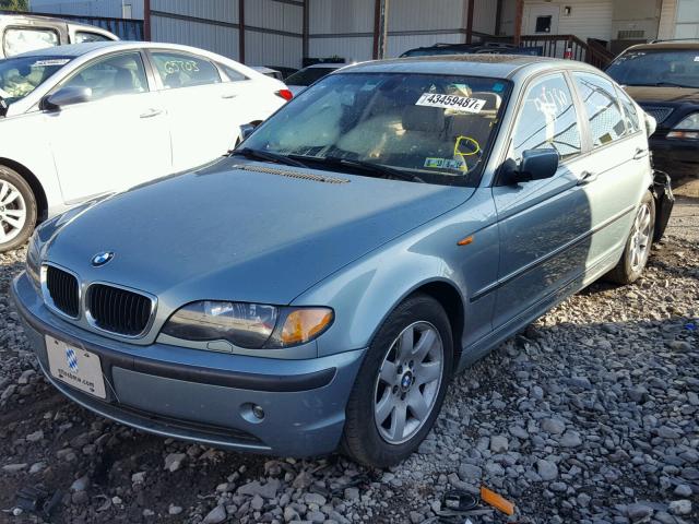 WBAEV33443KL83342 - 2003 BMW 325 I BLUE photo 2