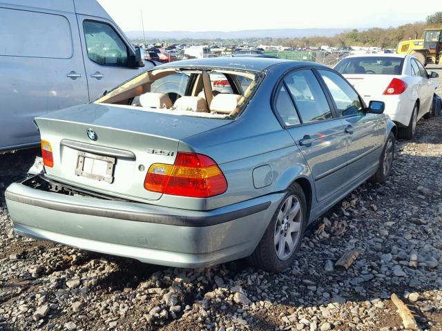 WBAEV33443KL83342 - 2003 BMW 325 I BLUE photo 4