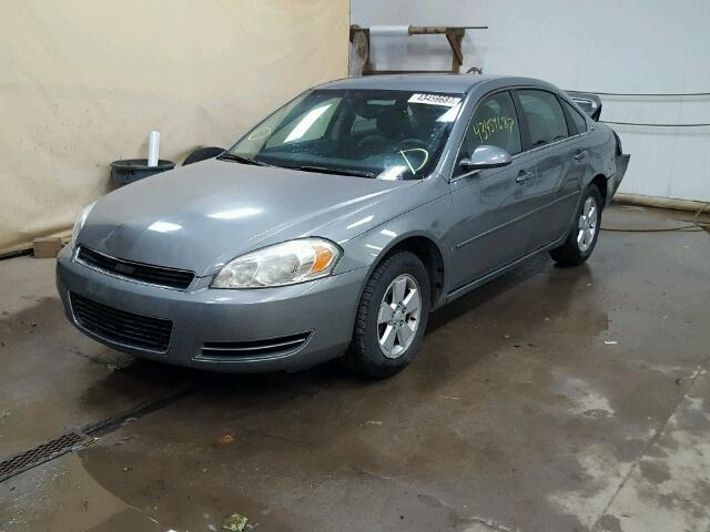 2G1WT58K789275170 - 2008 CHEVROLET IMPALA LT GRAY photo 2