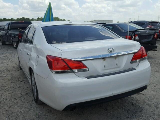 4T1BK3DB3BU438177 - 2011 TOYOTA AVALON BAS WHITE photo 3