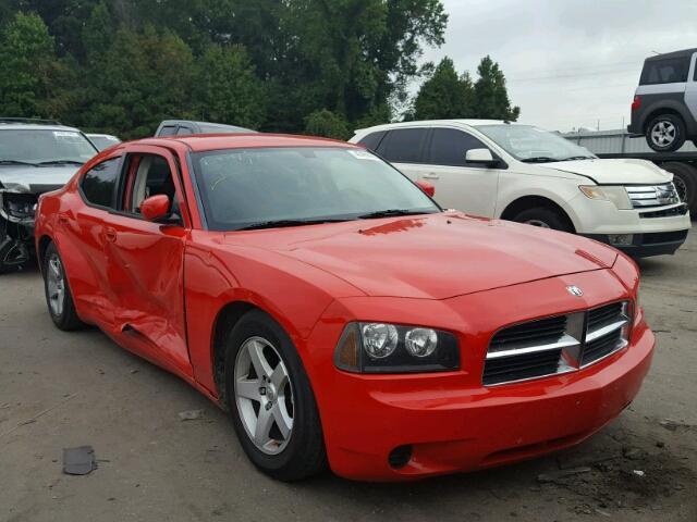 2B3CA4CD2AH147063 - 2010 DODGE CHARGER RED photo 1