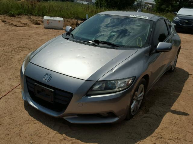 JHMZF1C68BS014715 - 2011 HONDA CR-Z EX SILVER photo 2