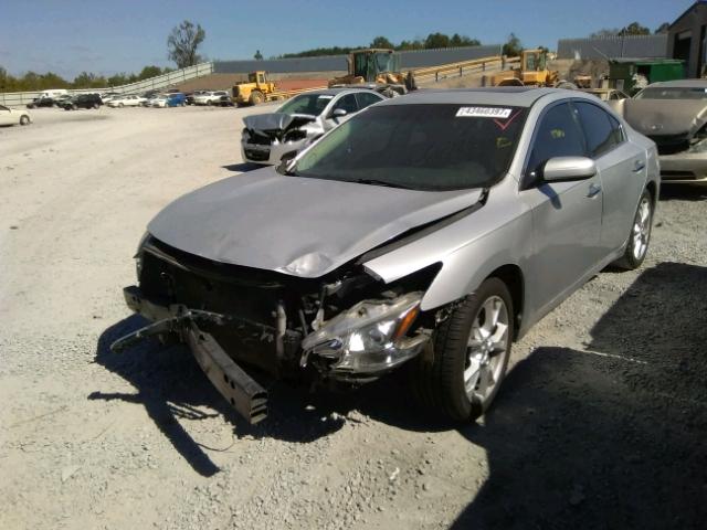 1N4AA5AP5CC814714 - 2012 NISSAN MAXIMA S SILVER photo 2