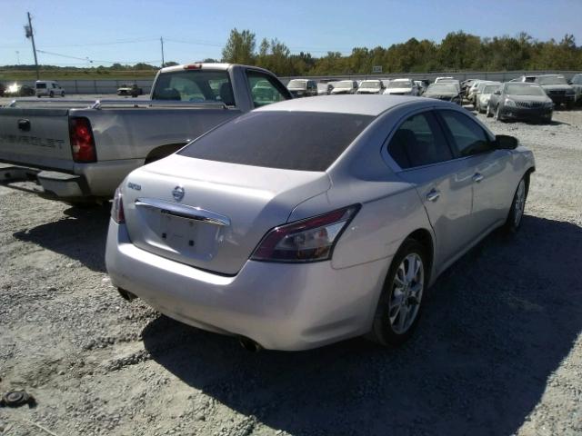 1N4AA5AP5CC814714 - 2012 NISSAN MAXIMA S SILVER photo 4