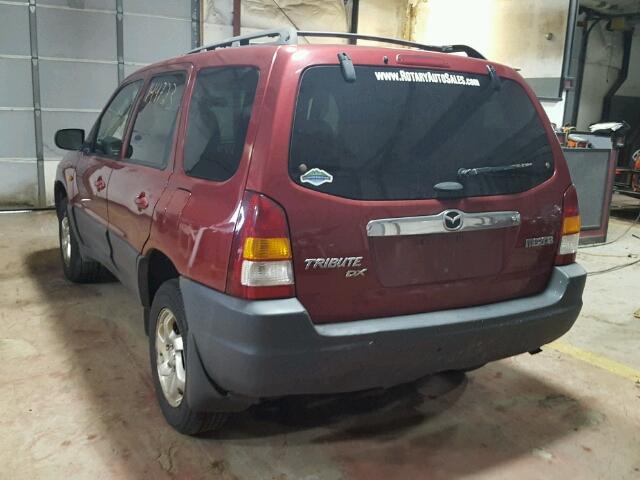 4F2YZ92B23KM17480 - 2003 MAZDA TRIBUTE DX 红色 照片 3