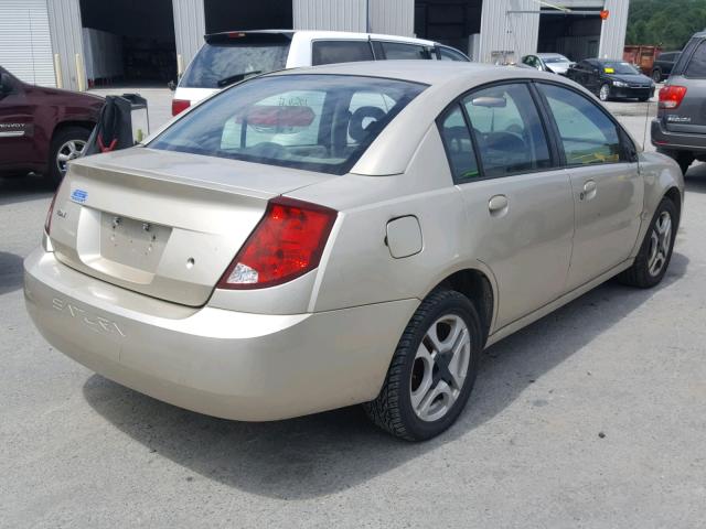 1G8AJ52FX4Z175030 - 2004 SATURN ION LEVEL GOLD photo 4