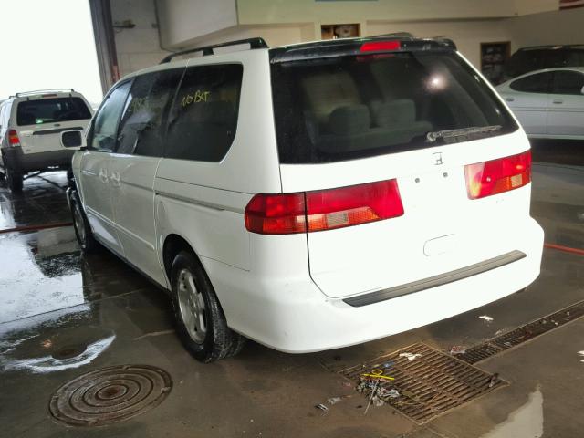 2HKRL186XYH582653 - 2000 HONDA ODYSSEY EX WHITE photo 3