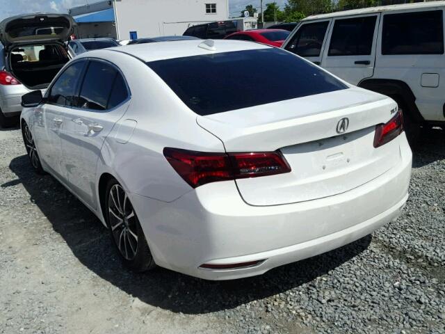 19UUB2F34GA002686 - 2016 ACURA TLX WHITE photo 3