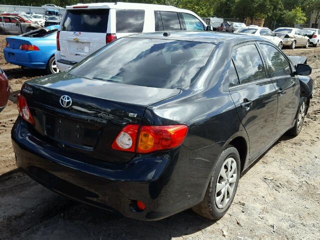 JTDBL40E399052881 - 2009 TOYOTA COROLLA BA BLACK photo 4