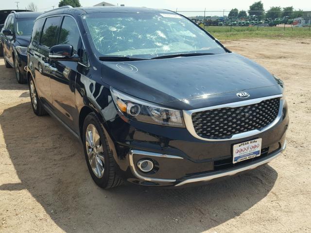 KNDME5C1XH6336901 - 2017 KIA SEDONA SXL BLACK photo 1