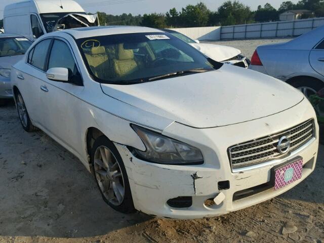 1N4AA5AP6AC800575 - 2010 NISSAN MAXIMA S WHITE photo 1