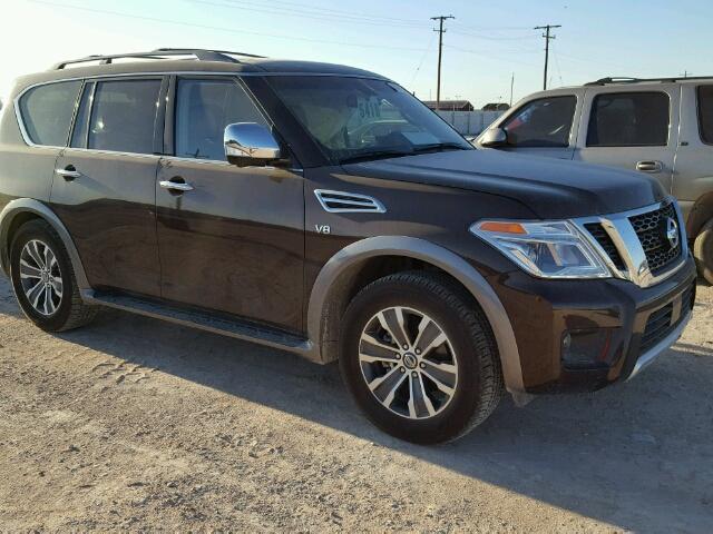 JN8AY2ND9H9007948 - 2017 NISSAN ARMADA SV BROWN photo 1