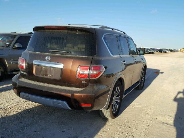 JN8AY2ND9H9007948 - 2017 NISSAN ARMADA SV BROWN photo 4