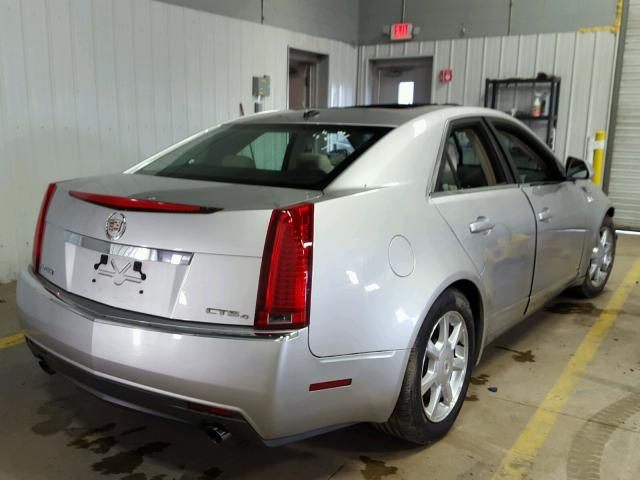 1G6DS57V980187554 - 2008 CADILLAC CTS GRAY photo 4