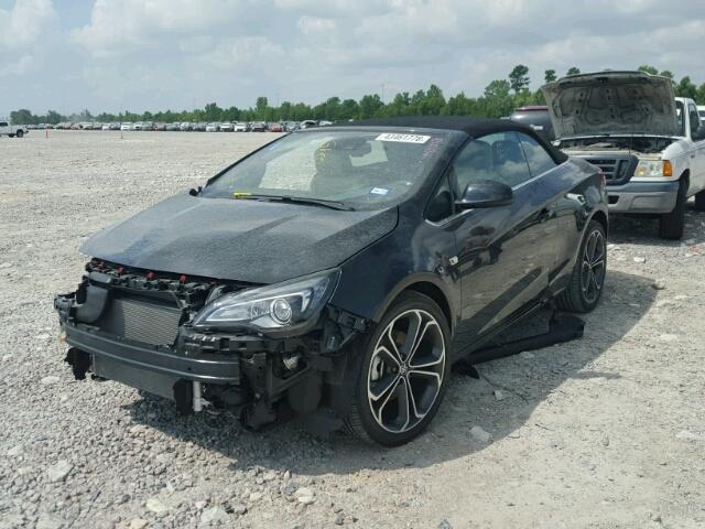 W04WT3N54GG099571 - 2016 BUICK CASCADA PR BLACK photo 2