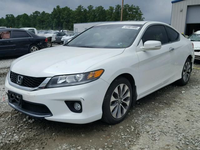 1HGCT1B8XDA010789 - 2013 HONDA ACCORD EXL WHITE photo 2