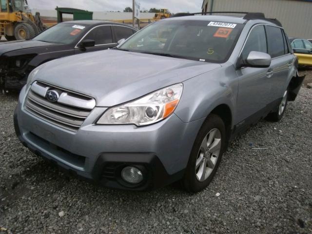 4S4BRCKC0D3226238 - 2013 SUBARU OUTBACK SILVER photo 2