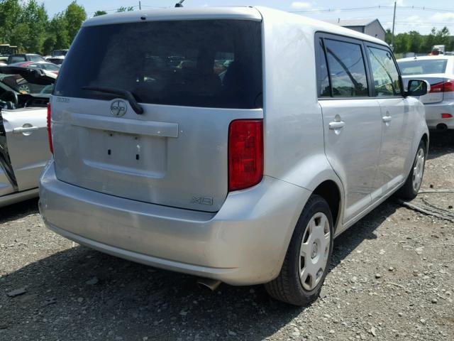 JTLZE4FE2A1107439 - 2010 TOYOTA SCION XB Plata foto 4