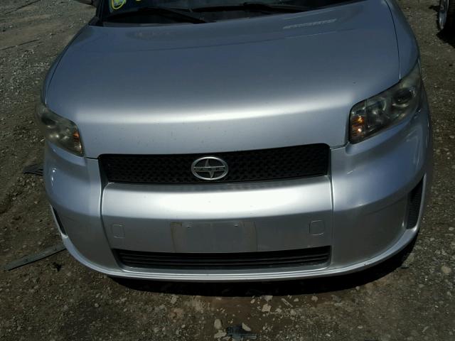 JTLZE4FE2A1107439 - 2010 TOYOTA SCION XB Plata foto 7
