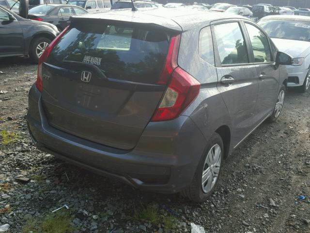 3HGGK5H40JM736367 - 2018 HONDA FIT LX GRAY photo 4