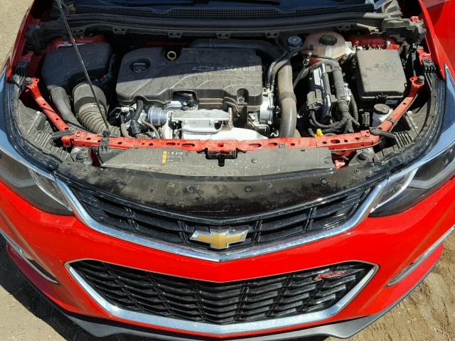 3G1BE6SM3HS575140 - 2017 CHEVROLET CRUZE LT RED photo 7