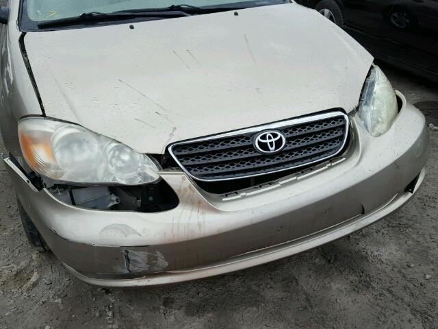 2T1BR32E37C717324 - 2007 TOYOTA COROLLA CE GOLD photo 9