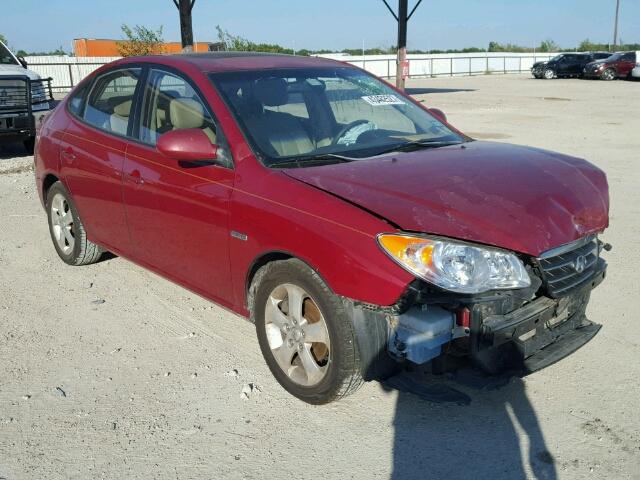 KMHDU46D97U081733 - 2007 HYUNDAI ELANTRA GL MAROON photo 1