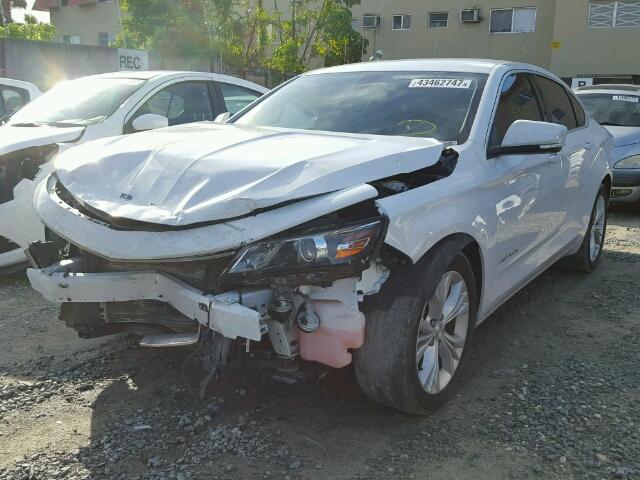 1G1125S35EU133719 - 2014 CHEVROLET IMPALA LT WHITE photo 2