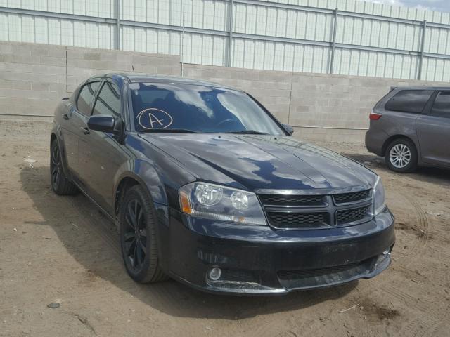 1C3CDZCG3DN717679 - 2013 DODGE AVENGER SX BLACK photo 1