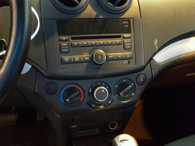 KL1TD5DE1AB119628 - 2010 CHEVROLET AVEO LS RED photo 9