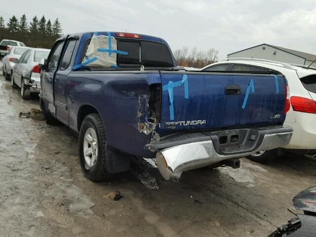 5TBRT34176S482192 - 2006 TOYOTA TUNDRA ACC BLUE photo 3