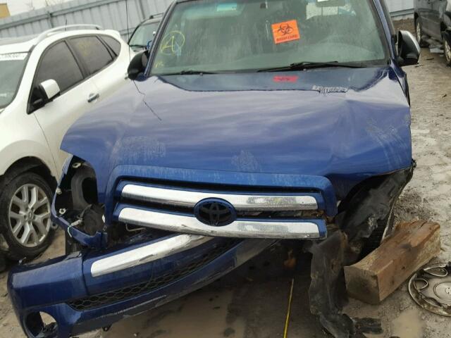 5TBRT34176S482192 - 2006 TOYOTA TUNDRA ACC BLUE photo 7