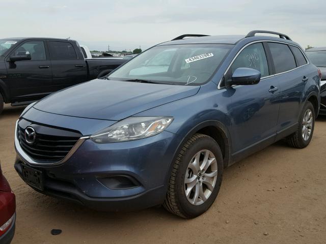 JM3TB3CA6F0464407 - 2015 MAZDA CX-9 TOURI BLUE photo 2