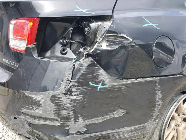 1G11C5SL3EF204515 - 2014 CHEVROLET MALIBU 1LT შავი ფოტო 9