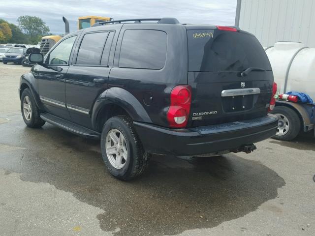 1D4HB58D14F142266 - 2004 DODGE DURANGO LI BLACK photo 3