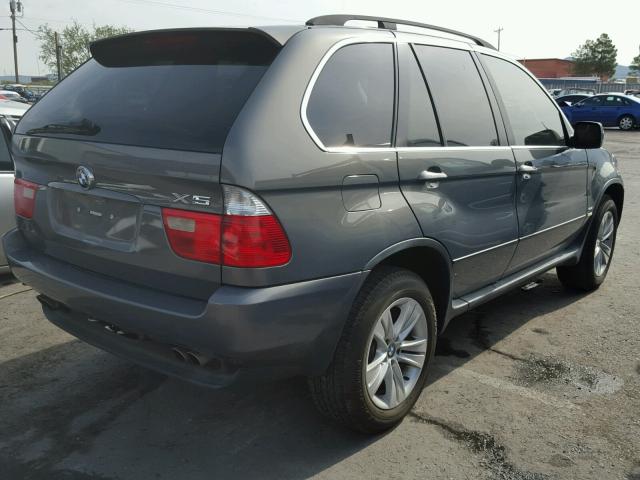 5UXFB53516LV20965 - 2006 BMW X5 4.4I BLUE photo 4