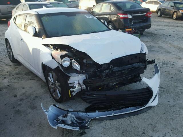 KMHTC6AD9GU284641 - 2016 HYUNDAI VELOSTER WHITE photo 1