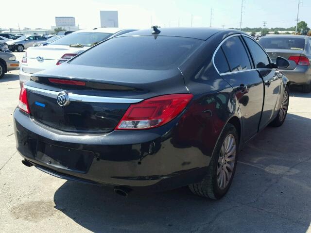 W04GV5EV1B1093085 - 2011 BUICK REGAL BLACK photo 4