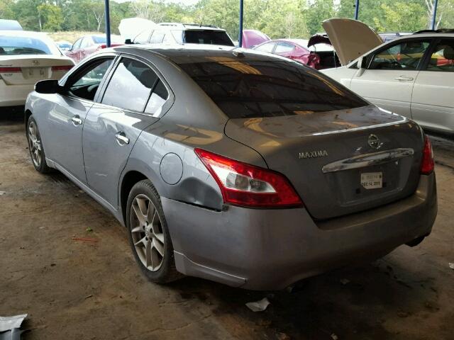 1N4AA51E89C825147 - 2009 NISSAN MAXIMA S GRAY photo 3