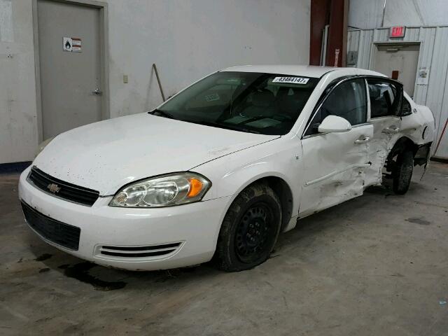 2G1WB58K689274885 - 2008 CHEVROLET IMPALA LS WHITE photo 2